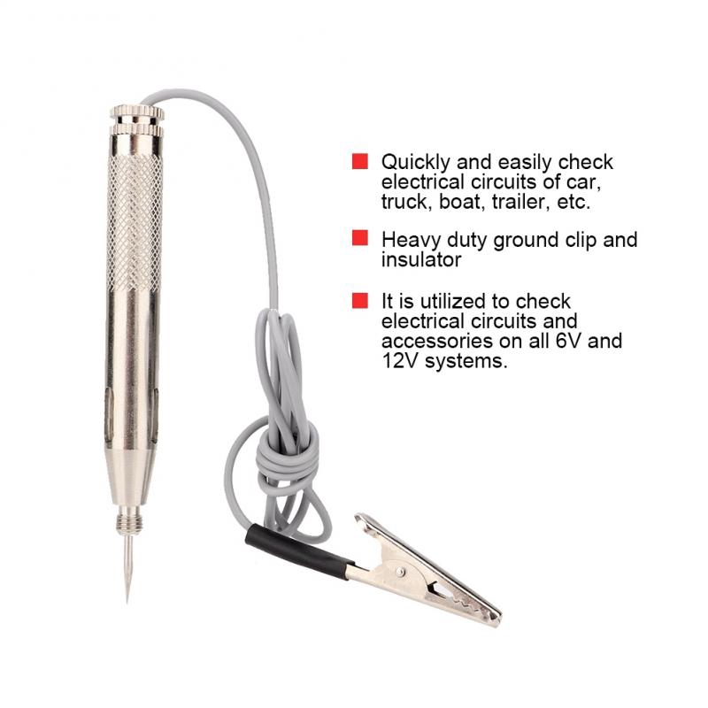 Bút thử kiểm tra mạch điện áp 6V-24V thiết kế chuyên dụng cho xe hơi