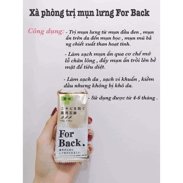 Xà phòng mụn lưng for back nội địa (air)