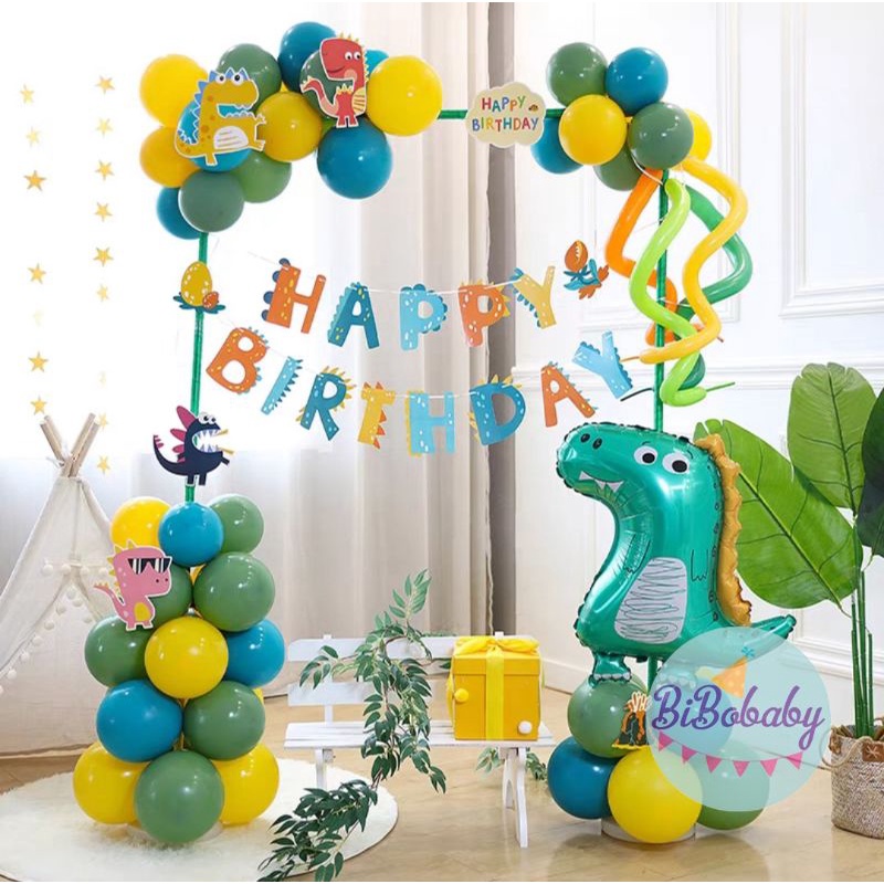 Bóng hình khủng long, cây dừa trang trí sinh nhật - BiBo baby