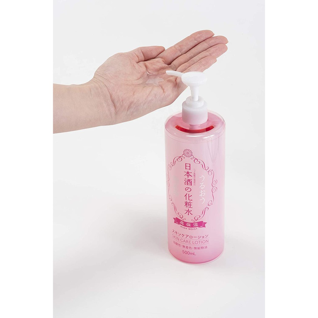 Nước hoa hồng trắng da rượu Nhật Kiku Masamune High Moist Lotion 500ml