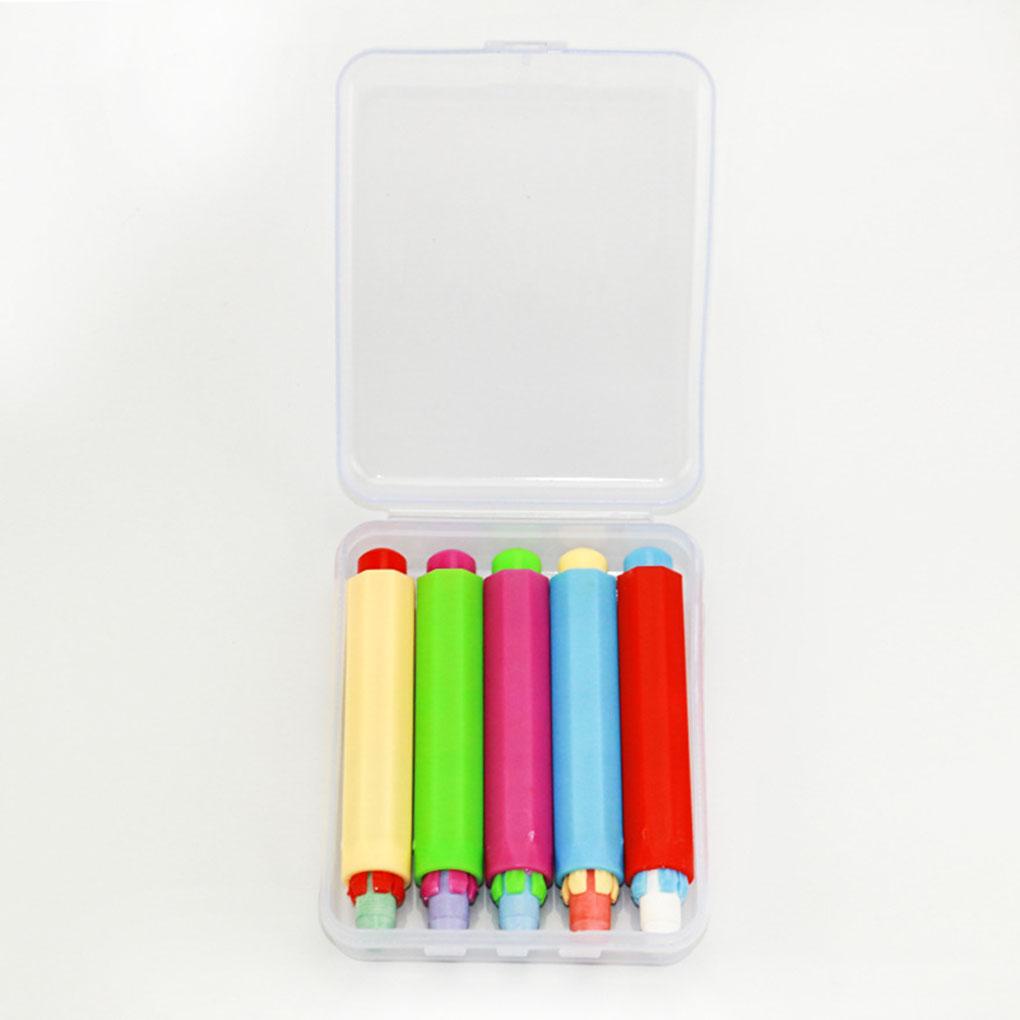 Bộ 5 Giá Đỡ Phấn Bằng Nhựa Kích Thước Nhỏ Tiện Dụng Cho Lớp Học