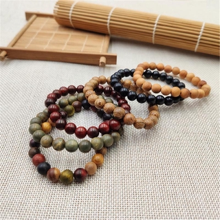 Vòng Tay Chuỗi Hạt Gỗ Mun Phối Cánh Gà Dễ Thương Cho Cặp Đôi