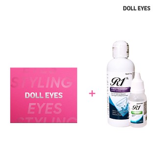 Combo Kính áp tròng DOLL EYES và Ngâm, Nhỏ mắt