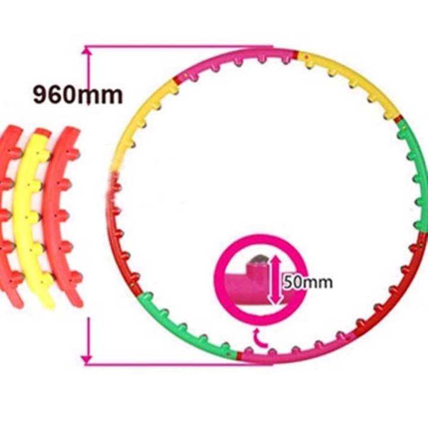 Vòng lắc eo giảm mỡ bụng - vòng lắc tập gym Hula hoop 98cm