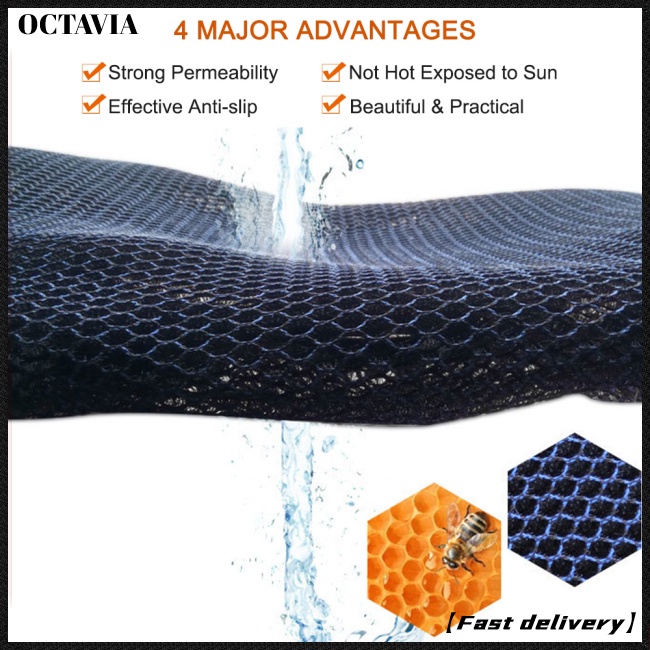 Bọc yên xe máy dạng lưới 3D chống trượt đơn giản tiện lợi