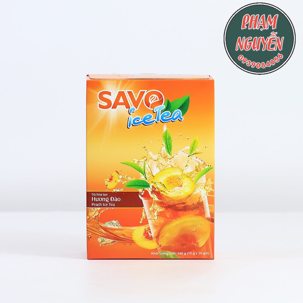 Trà Đào Hòa Tan SAVO