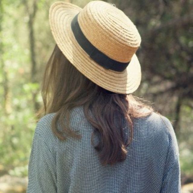 Nón Cói Nữ Rộng Vành Đi Biển BOATER Nhiều Màu Vintage [Có Hộp Giữ Form Nón]