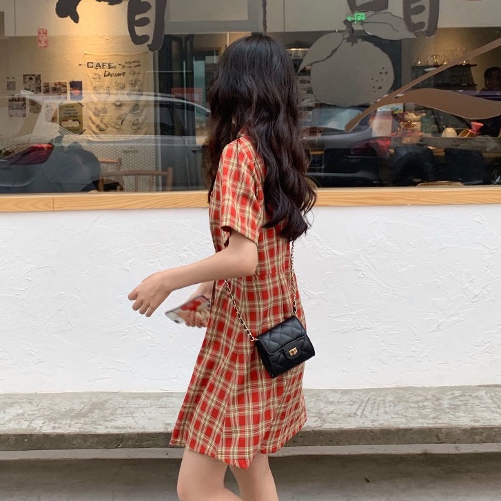 Túi đeo chéo mini dây chuỗi xích thời trang dành cho nữ