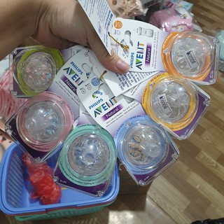 [ CHÍNH HÃNG] Núm ti thay thế dành cho bình sữa avent natural