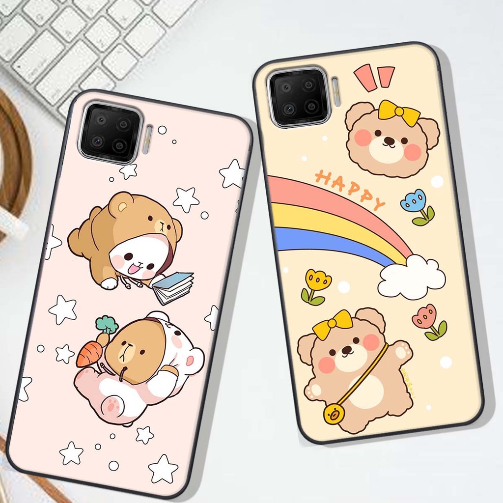 Ốp lưng Oppo A73 in hình Gấu xinh xắn, Bò sữa đáng yêu,  ĐẸP -  RẺ - XINH - ĐỘC ĐÁO