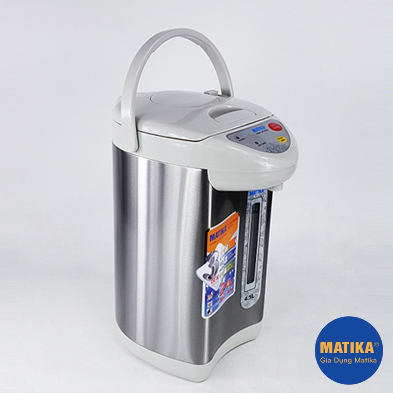 BÌNH THỦY ĐIỆN MATIKA MTK-8135/8145, dung tích 3.5L/4.5L, công suất 730/750W, bảo hành 12 tháng