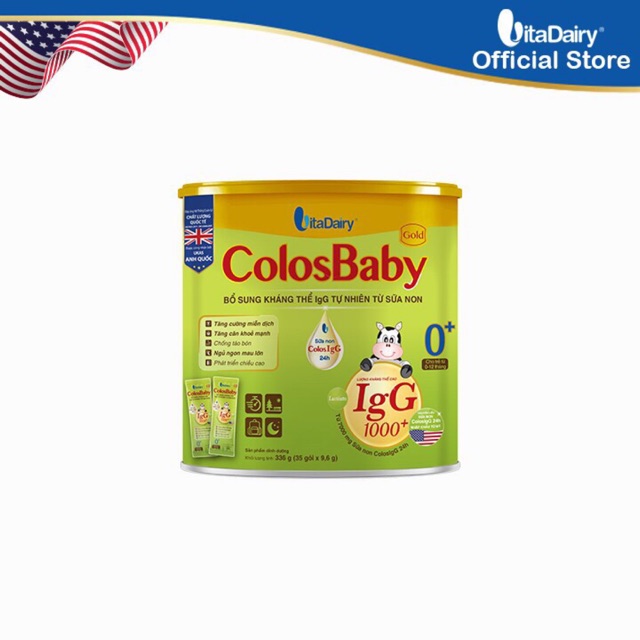 Sữa non ColosBaby 0+ dạng gói(35 gói x 9,6g) date mới