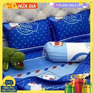 Vỏ gối nằm 45X65CM POLY Vải cotton poly,nhiều mẫu,doremon tem thư