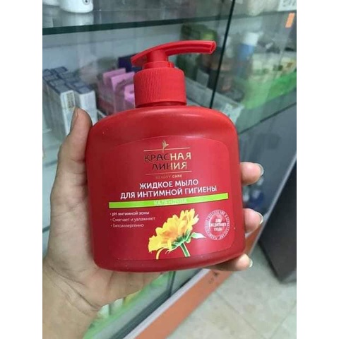 Dung Dịch Vệ Sinh Đỏ Calenduna, Dung Dịch Vệ Sinh Xuất Từ Hoa Cúc, Dung Tích 250ml