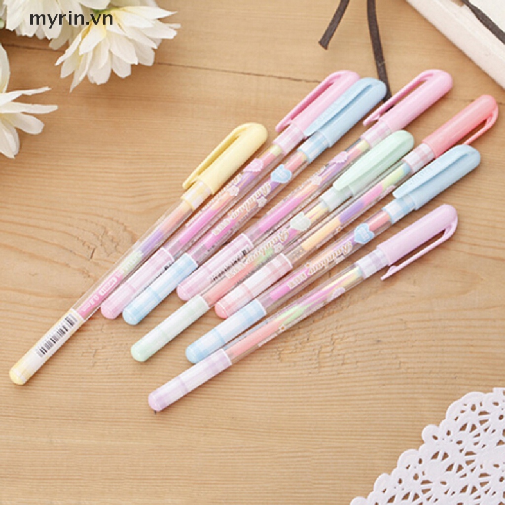 Set 2 Bút Đánh Dấu 6 Màu Tùy Chọn Tiện Dụng Chất Lượng Cao