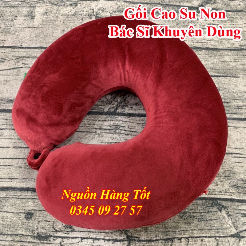 Gối Vòng Cổ SAIGON 30x30x9cm - Gối Kê Cổ Chữ U Dùng Đi Xe Hơi, Ô Tô, Văn Phòng, Du Lịch