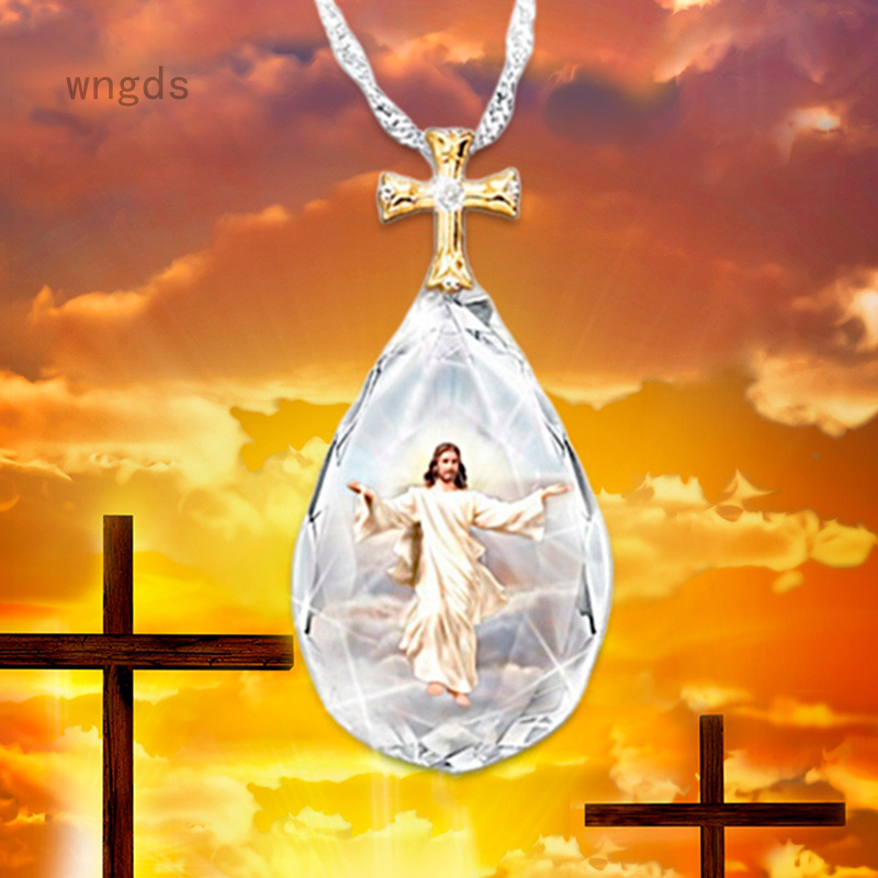 Dây Chuyền Mạ Vàng 925 Bạc 18k Mặt Chúa Jesus