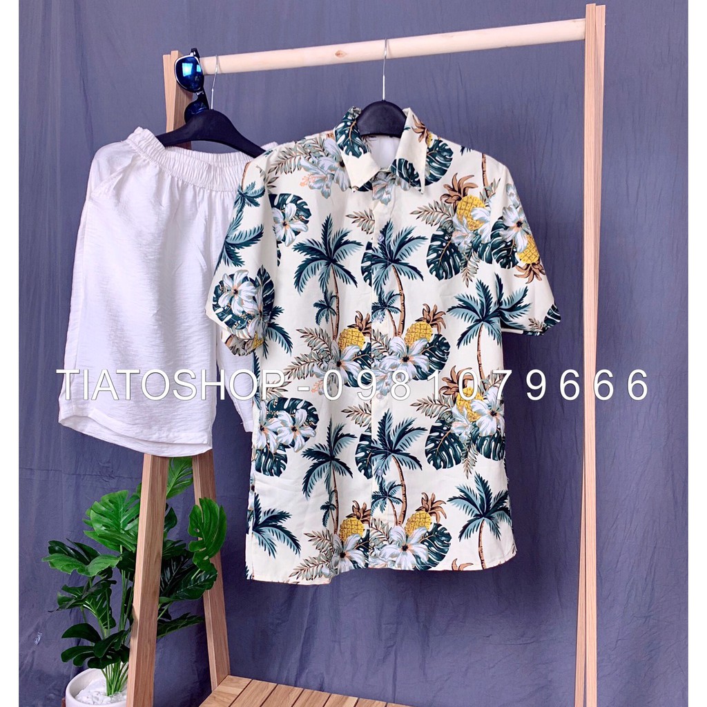 [ẢNH SHOP CHỤP] Sơ mi nhóm, áo hoa quả pijamas đi biển hawaii nam nữ, chụp kỷ yếu Giá Rẻ Hôm Nay | BigBuy360 - bigbuy360.vn