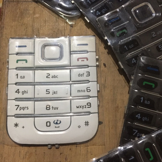 CÓ SẴN _ Bàn phím điện thoại cổ Nokia 6233 - Nguyên nilon - Zin