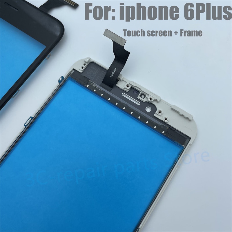 Màn hình cảm ứng mới + Khung viền cho iphone 5 5S 5C 6 6S Plus iphone 7 7plus 8 8plus Bộ số hóa kính phân tán Kính ngoài