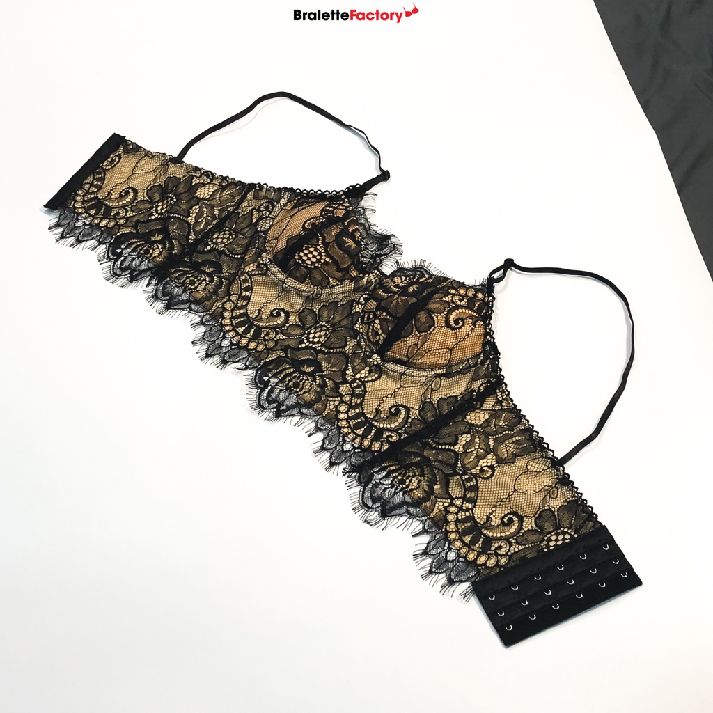 [Tặng mã 30k] Áo lót croptop BraletteFactory, áo lót ren mỏng sexy có gọng, mút lót, bralette hàng thiết kế  [ mẫu N09] | BigBuy360 - bigbuy360.vn