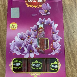 Nhuỵ hoa nghệ tây Saffron Baddie hộp lớn, 12 hộp nhỏ