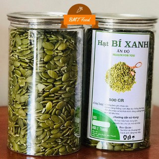 500g Hạt Bí Xanh Bóc Vỏ Nhập Khẩu Sấy Chín