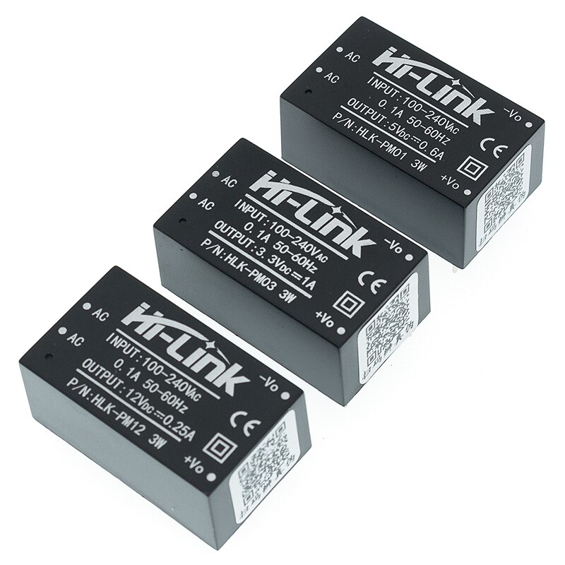 Mô đun giảm áp Hlk-5M03 Hlk-5M05 Hlk-5M12 5w Ac-Dc 220v sang 12v/5v/3.3v