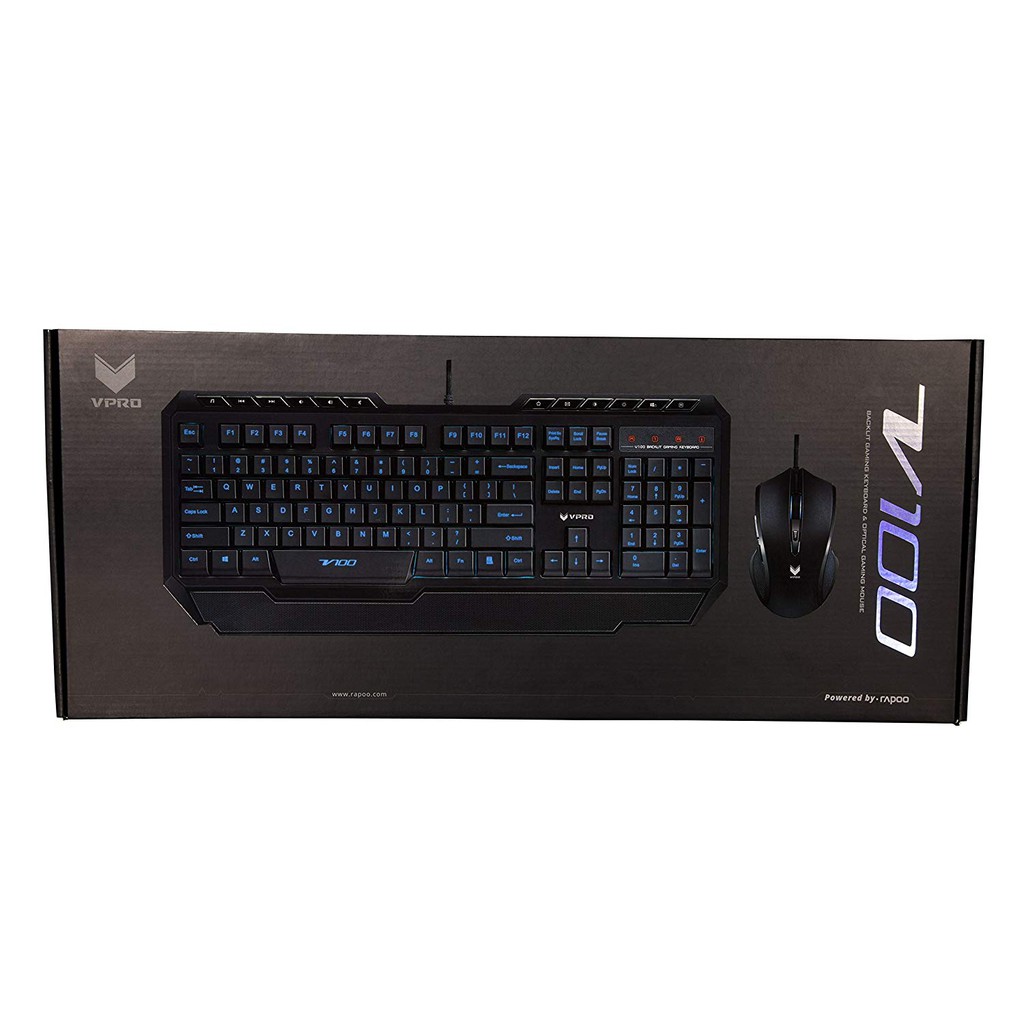 CHÍNH HÃNGBộ bàn phím có dây Rapoo Vpro V100 Gaming