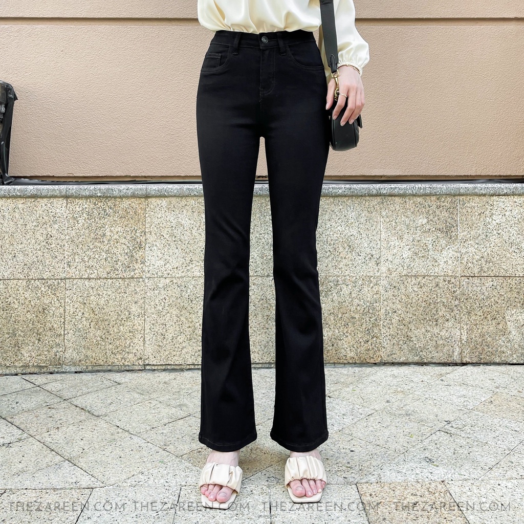 QUẦN JEANS ĐEN LOE ZAREEN JEA130 ĐEN