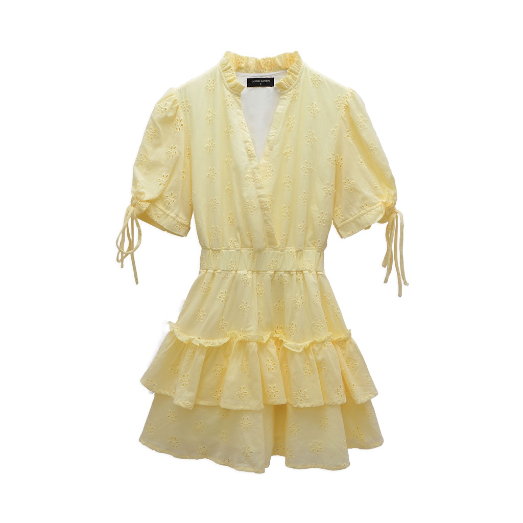 Đầm Nữ Sun Dress Straps Tie , Chất Vải Cotton Thoải Mái , WDN000138 ,Somehow