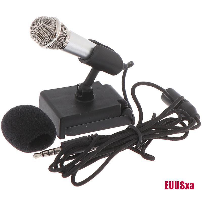 Micro Hát Karaoke Mini Giắc Cắm 3.5mm Cho Điện Thoại Pc