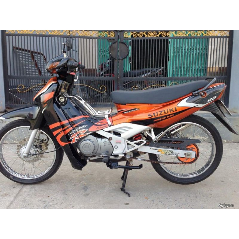 Tem Rời Satria 2000 Cam Đen