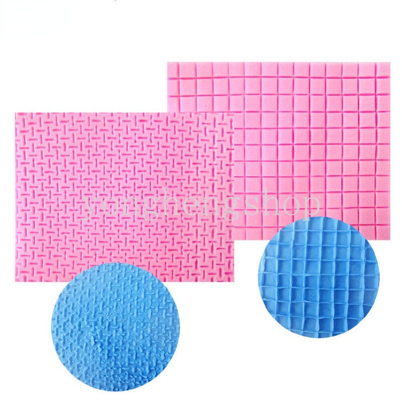 Khuôn Silicone Tạo Họa Tiết Đan Len 3D Trang Trí Bánh DIY