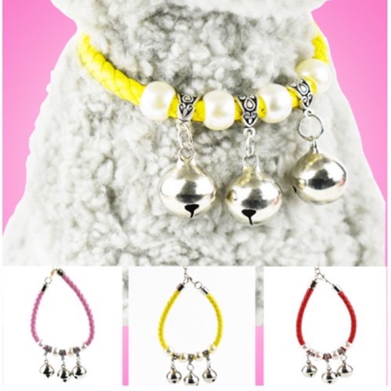 Vòng cổ 3 chuông cho thú cưng