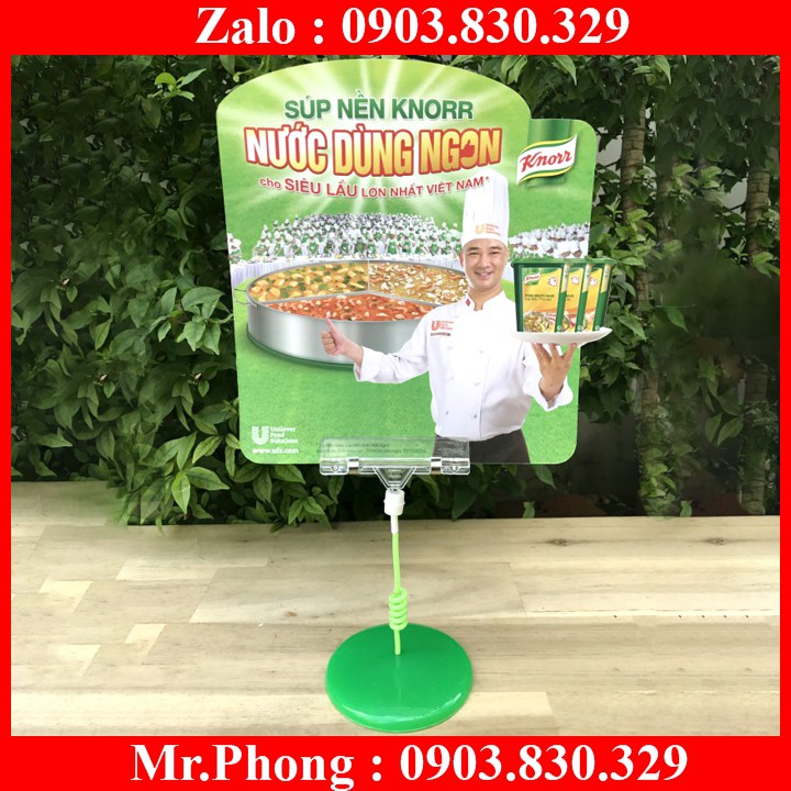 [BÃO SALE] wobbler để bàn, wobbler quảng cáo, chân đế quảng cáo, wobbler lò xo, kẹp lò xo quảng cáo, kẹp lò xo wobbler