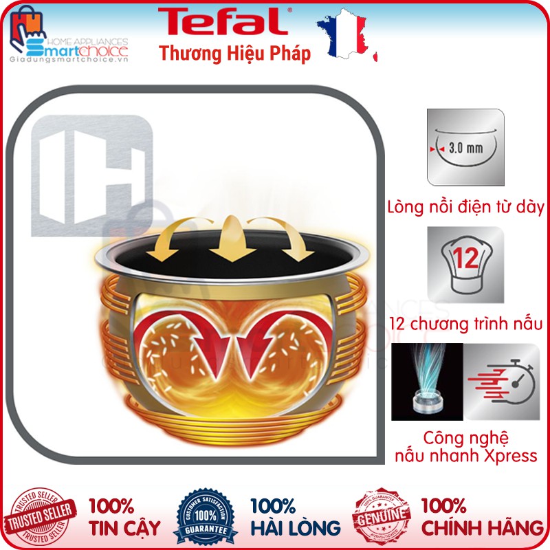 Nồi cơm điện cao tần Tefal RK762168 | BigBuy360 - bigbuy360.vn