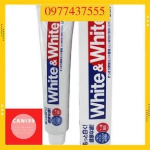 Kem Đánh Răng trắng răng LION White &amp; White Nhật Bản [HÀNG NỘI NHẬT NỘI ĐỊA]