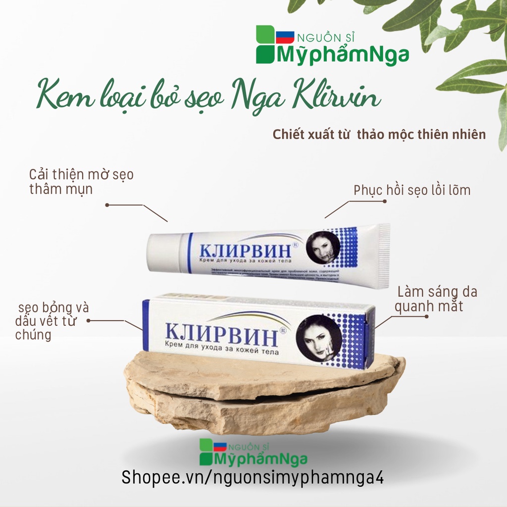 Kem loại bỏ sẹo Nga Klirvin - Kem sẹo Nga