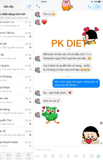 Kem nở ngực PK Diet (Cream Breath Growth) | BigBuy360 - bigbuy360.vn