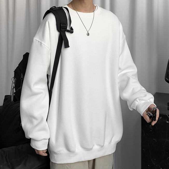 áo thun thể thao phong cách Hàn Quốc áo sweater nỉ áo dài tay thời trang áo nỉ sweater nữ bông áo nỉ sweater nam