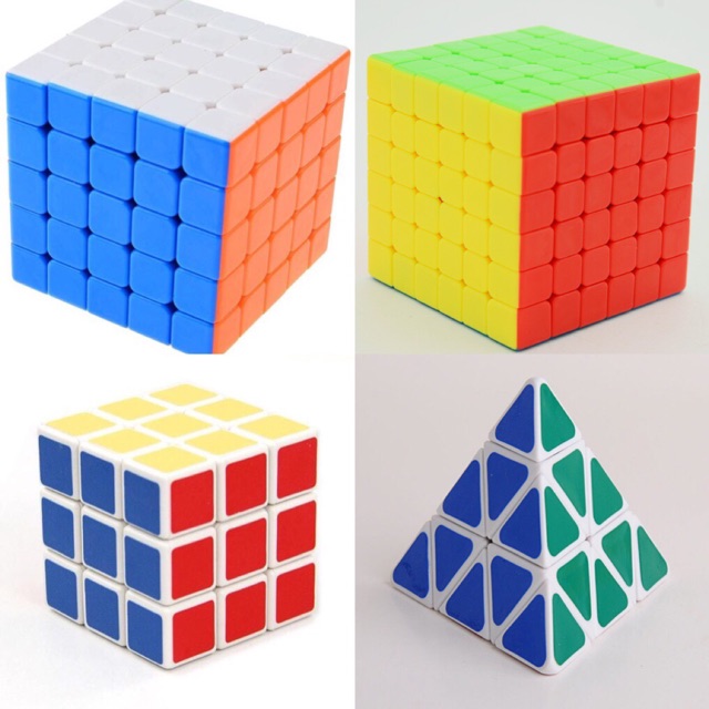 Rubik biến thể tam giác , rubik 3x3 ,5x5,6x6  trơn độ bền cao