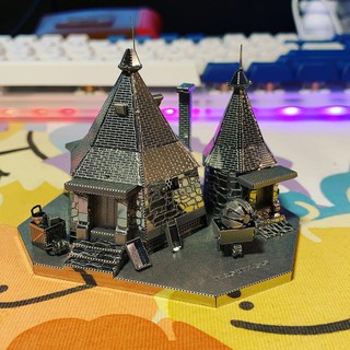 Đồ Chơi Lắp Ráp Mô Hình Thép 3D Túp Lều Của Hagrid [Chưa Ráp]