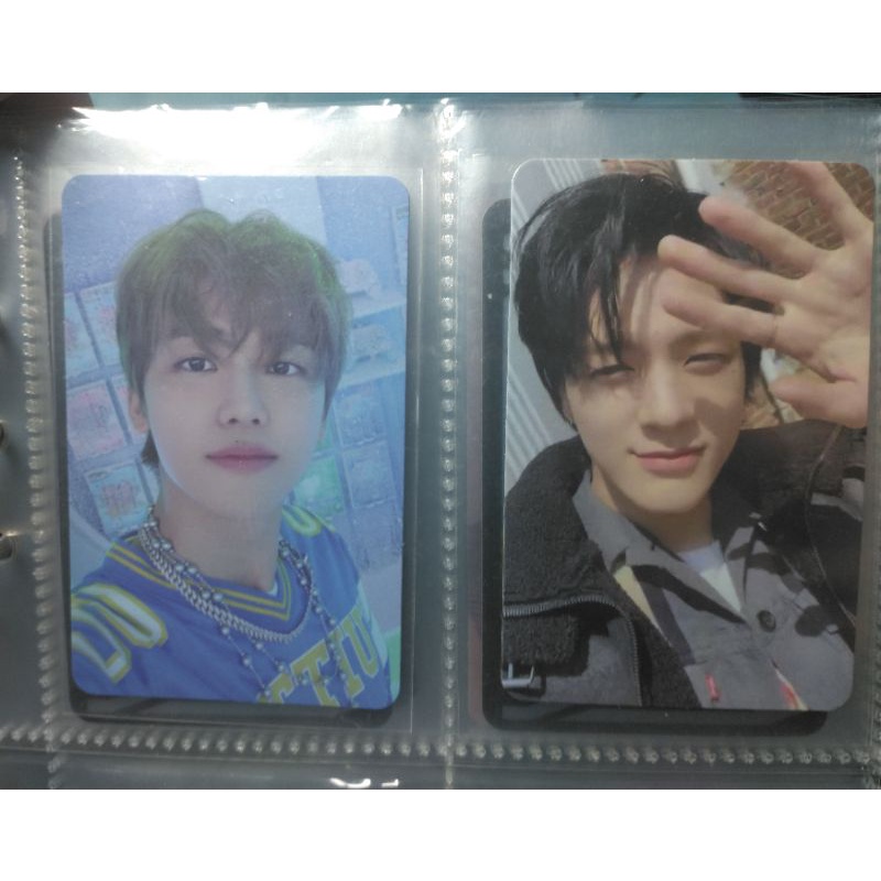 Card thẻ ảnh bo góc Jaemin Jeno NCT chính hãng album hotsauce digipack