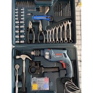 Máy khoan động lực gsb 550 set 122 món phụ kiện ngành điện bosch