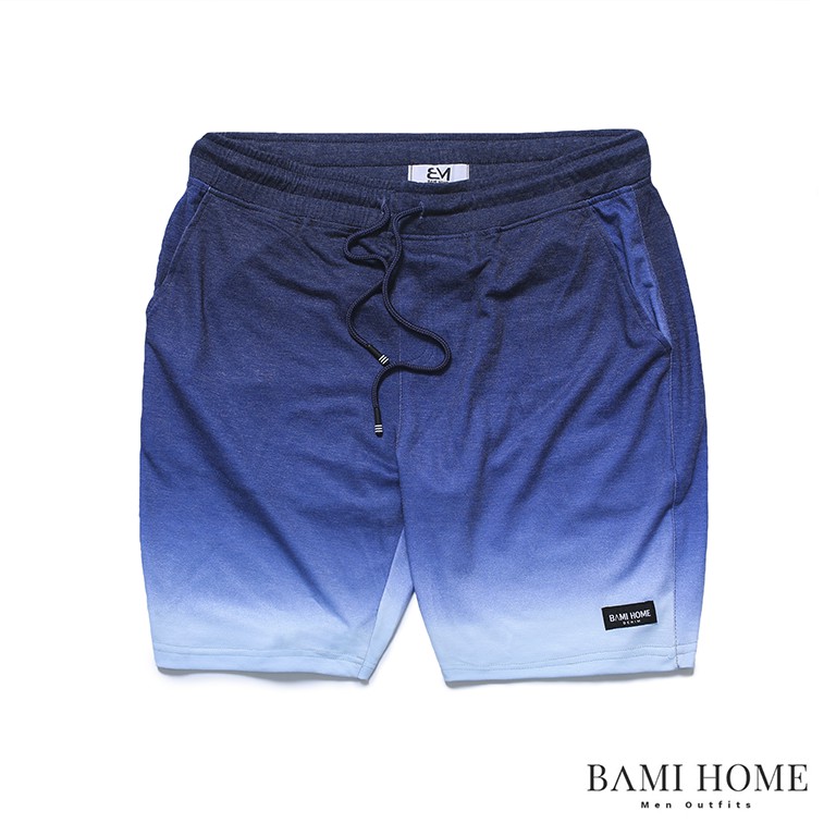 Quần short nam form slimfit BAMI HOME đùi nỉ họa tiết trẻ trung phong cách dễ phối đồ QSN- 0051