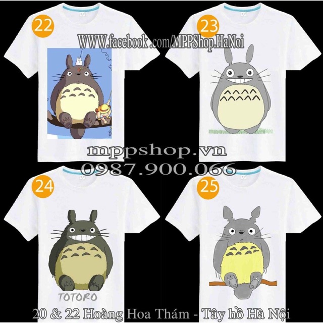 Áo totoro in trực tiếp vào vải