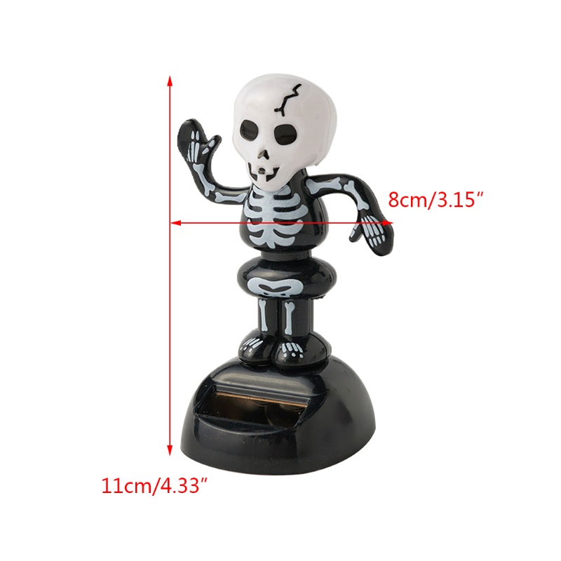Đồ chơi lắc đầu kiểu dáng halloween chạy bằng năng lượng mặt trời độc đáo