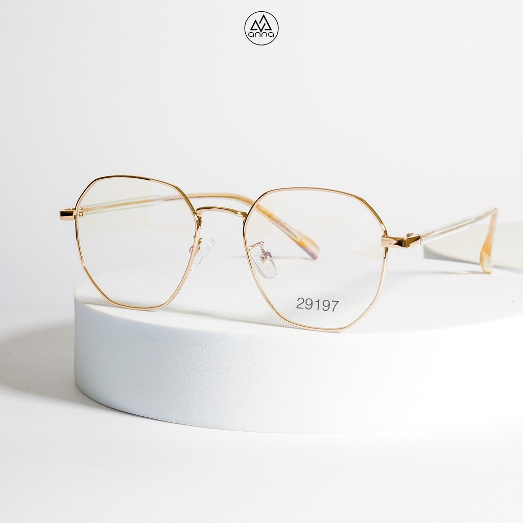 Gọng kính mắt thời trang nữ ANNA nam nữ gọng kim loại 250KL040 | BigBuy360 - bigbuy360.vn