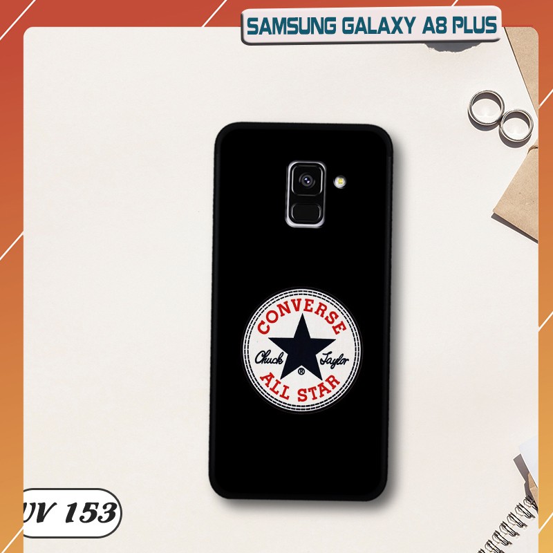 Ốp lưng Samsung Galaxy A8 Plus lưng nhám viền dẻo